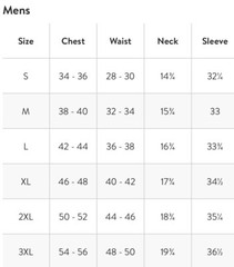 George Men’s Cotton Crewneck Tee with Long Sleeves, Size Small (34-36) NWT