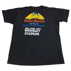 Vintage 90s Freddie Mercury Tribute Queen Concert T Shirt Size XL Rare