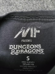 Mighty Fine Dungeons & Dragons Shirt Mens Small Black Basic Rulebook Graphic Tee