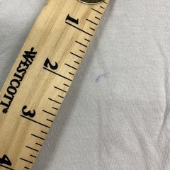 Buck Mason T Shirt Mens Small Bone Curved Hem Tee Pima Cotton S/S