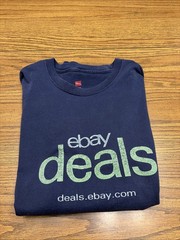 Vintage 2000s “deals.EBAY.COM” eBay Promo T Shirt Size XL Only One On eBay!!