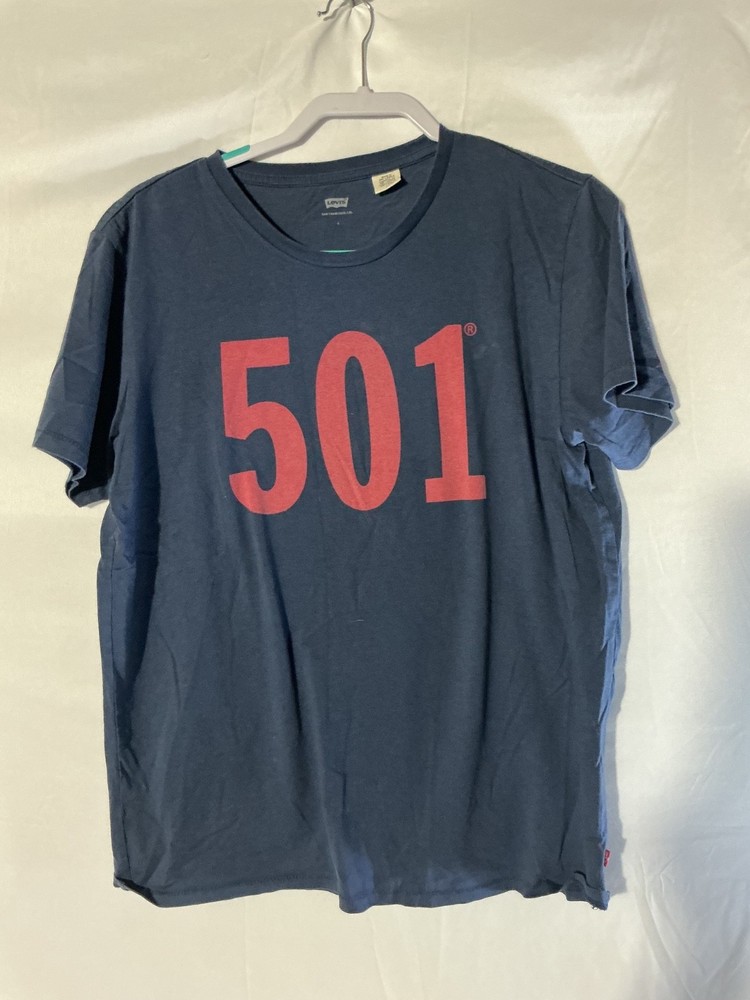 Levi’s 501 T shirt Men’s size Large Navy Blue Short sleeve