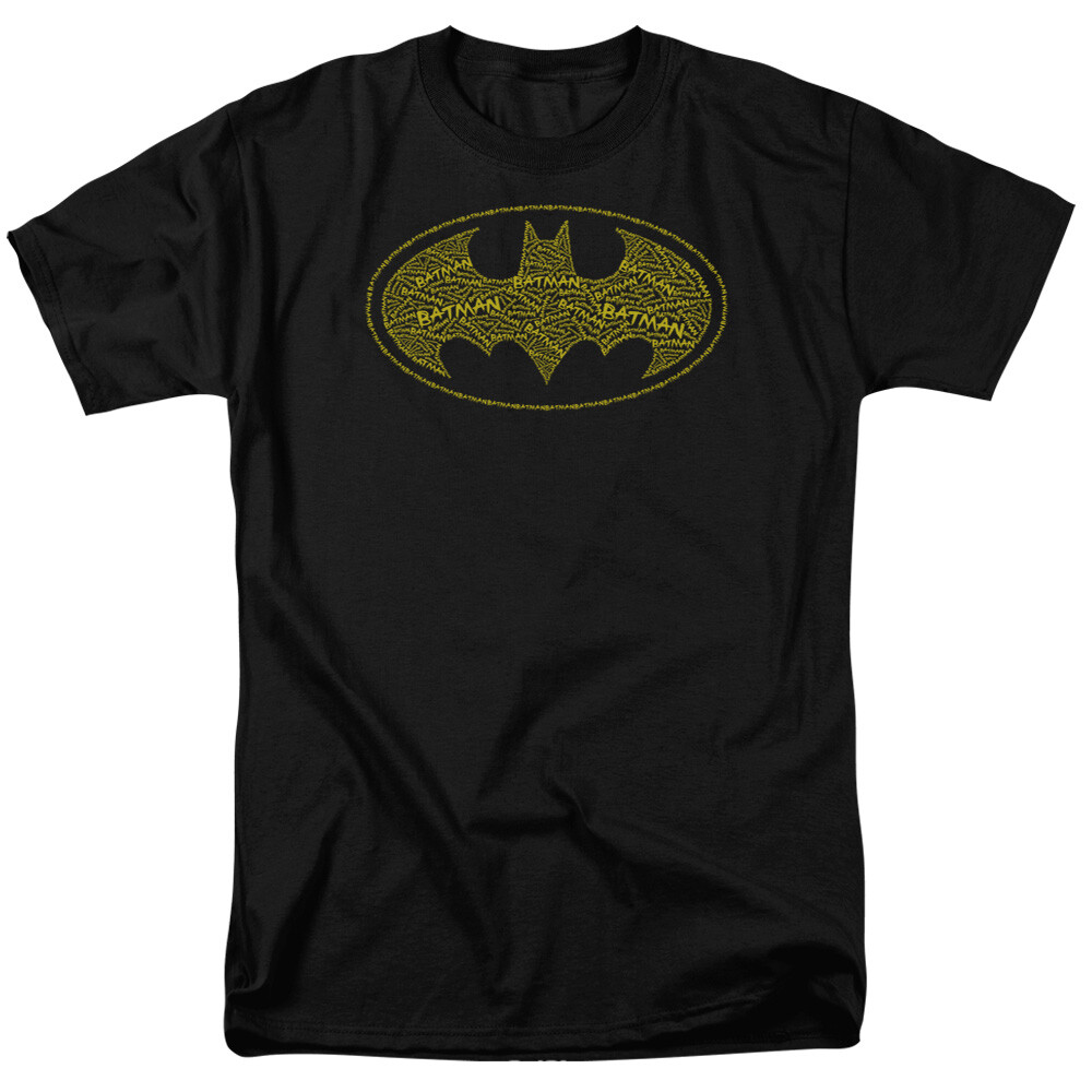 Batman “Lettered Logo” T-Shirt – Regular or Sleeveless – to 6X