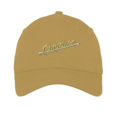 Indian Cherokee Embroidered Soft Low Profile Hat