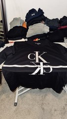 Calvin Klein Jeans Men’s Black CK Logo Graphic Print Crew Neck T-Shirt Size L