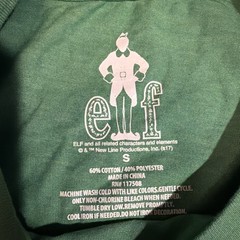 ELF MOVIE TSHIRT OMG -SANTA! I know him! Small