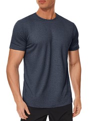 Men’s Workout T-Shirts Short Sleeve Performance Shirts Gym Athletic Casual Tops