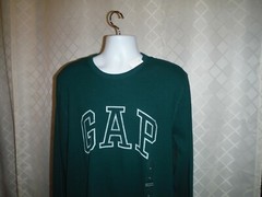 Long Sleeve Men’s Thermal T-Shirts ,XXL,XL,L,M,S,XS, GAP, Solid & Striped NWT