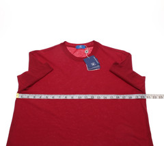 Kired NWT Short Sleeve T-Shirt Size 50 (US M) in Solid Amore Red 100% Cotton