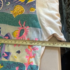 Vintage Ocean Collection T-Shirt Size Large Octopus Fish Seahorse Malaysia Read*