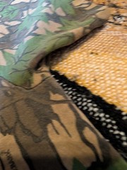 ACE SPORTSWEAR Camo vintage t shirt LARGE Camoflauge Leaf Treebark single stitch