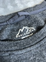 Merino Tech 100% Merino Wool Base Layer Top Mens L Dark Grey Long Sleeve 320 EUC