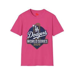 LA Dodgers Baseball, 2 Prints Unisex T-Shirt, Softstyle Shirt, Baseball Raglan