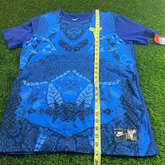 Nike Kobe Bryant Blue Snakeskin Graphic Athletic Cut T Shirt Medium NWT