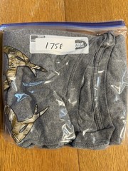 Realtree Long Sleeve T-Shirt Men 2XL Gray Camo Logo Cotton Poly Blend Outdoors