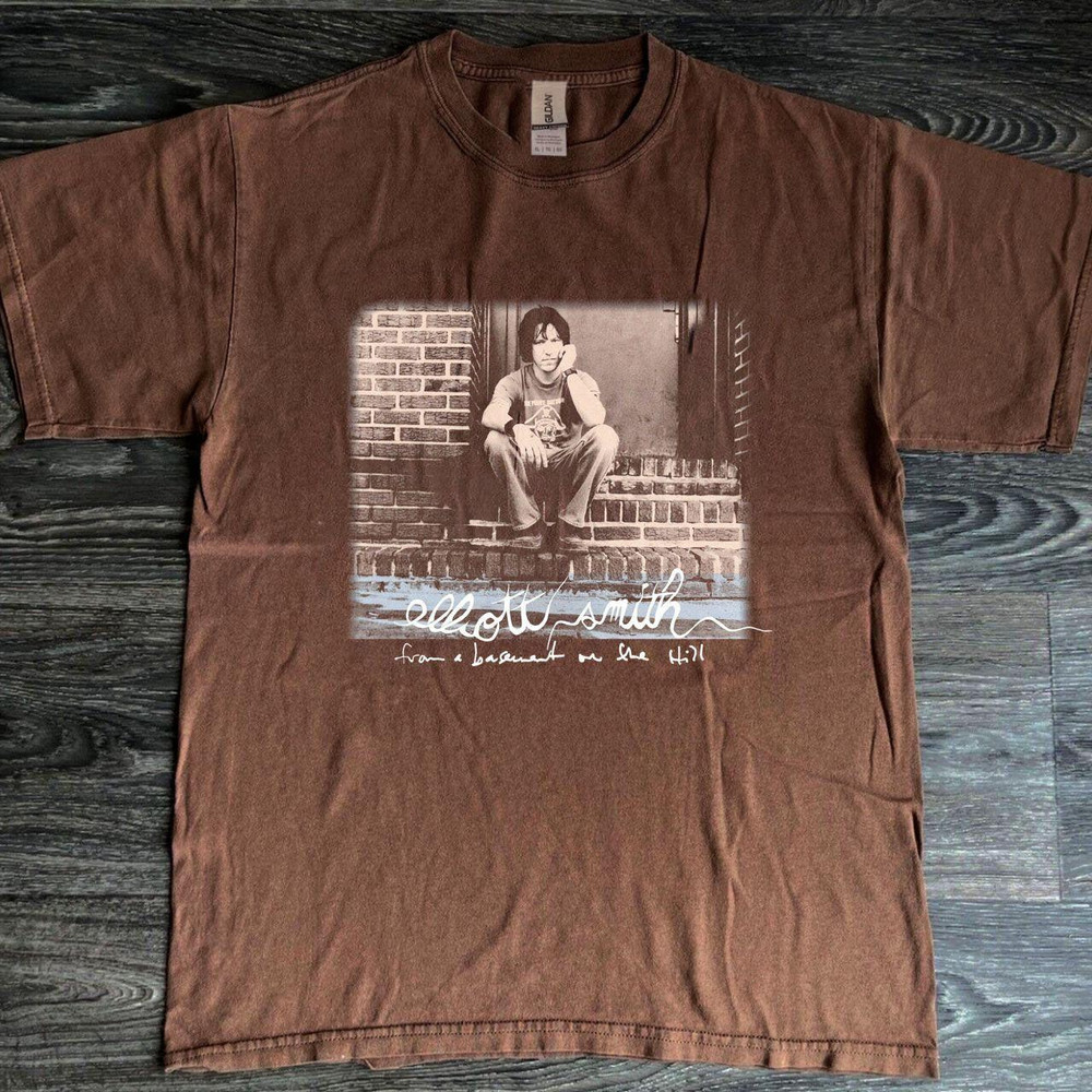 Elliott Smith Classic Album T-shirt Dark Chocolate