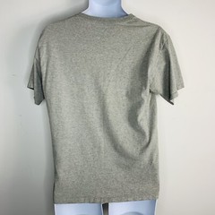 Fruit Of The Loom T Shirt sz M Gray Cotton Blend Normcore Minimalist Everyday