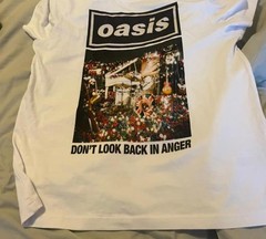New Men Short Sleeve Oasis Tshirt Reprint