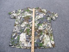 SKRE Shirt Mens M Camo Merino Wool Base Layer Hunting Outdoors Active Hiking