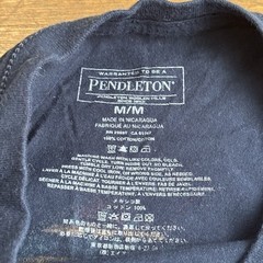 Pendleton Men’s M Woolen Mills Graphic T-Shirt Navy Blue Aztec Tribal Graphic