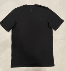 adidas Mens Big &Tall Medium Tall MT T-Shirt Top Black/White IC9347