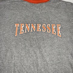Vintage Tennessee Volunteers Mens XL Gray Orange T Shirt Short Sleeve