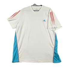 Adidas Climacool Shirt Mens Extra Large White Short Sleeves