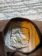 Vintage No Boundaries Organic Cotton Polyester Men’s XL Henley Shirt Brown