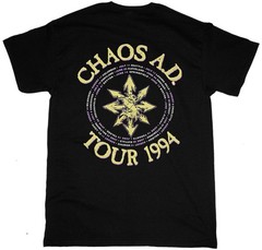 SEPULTURA CHAOS A.D. TOUR 1994 T-SHIRT