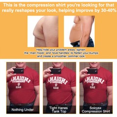 Men Gynecomastia Compression Shirts Tummy Control Body Shaper Tank Top Shapewear