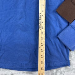 Hollister Mens Long Sleeve T-Shirt 2 Pack Blue Brown Malibu Laguna Graphic L