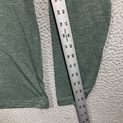 Lucky Brand Henley Shirt Mens Medium Green Long Sleeve Tencel Blend Heathered