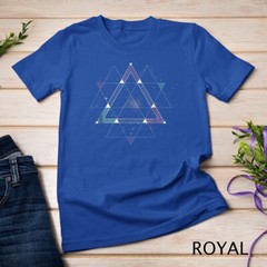 Geometric Space Graphic T-Shirt EDM Electronic Dance Tee Unisex T-shirt