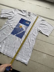 90s Nike Vintage Davidoff Swiss Indoors Tennis White Mens T Shirt Small Rare