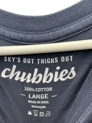 Chubbies “The Weekend Has Arrived” Long Sleeve Performance Shirt Blue Sz. Large