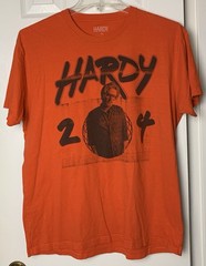 Hardy Country Music Singer Orange Concert T-Shirt XL Extra Large Preowned