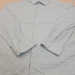 Men Goodfellow & Co Long Sleeve Stretch-Collar Button-Down Shirt Size 17-17.5