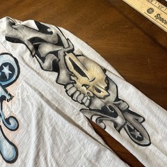 The Great China Wall Ink Men’s Longsleeve M Shirt Graffiti And Skulls