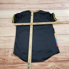 Hudson King Pin Shirt Mens Medium Yellow Black Jersey Racing Winners Circle