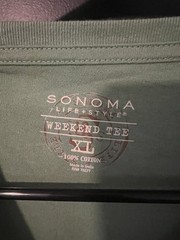 NWT Green Weekend Tee Basic Cotton Shirt