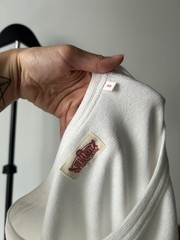 HRM Men’s Bundle White Solid Crew Neck Short/Long Sleeve Cotton Size Large
