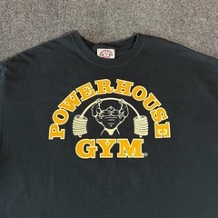VINTAGE 90’s MADE IN USA POWER HOUSE GYM LIFTING GRAPHIC T-SHIRT / XXL