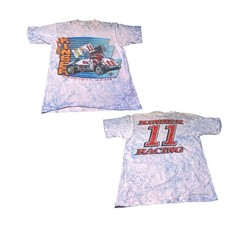 Vintage Steve Kinser Shirt Adult Size Small Tye Dye Single Stitch Crewneck Tee