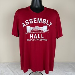 Adidas Assembly Hall Indiana Hoosiers Red Aeroready Creator Tee Mens XL EA1147