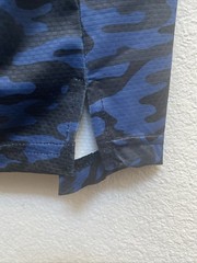 Kenneth Cole Active T Shirt Large Blue Camo Crew Neck Tech SS Tee NWT $49