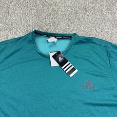 NEW Adidas Performance T Shirt Mens Size 2XL XXL Green Climate Short Sleeve