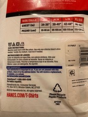 Hanes Men’s White V-Neck Tagless 7-Pack L 42-44″ Cotton LG 100% COTTON 2012 Soft