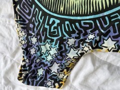 Vintage 1992 Liquid Blue Celestial Sun & Moon T-Shirt – XL – Single Stitch – USA