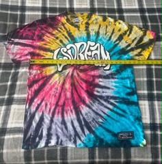 XL LSDream Choose Your Adventure V.2 Tie Dye Double-Sided Graphic Print T-Shirt