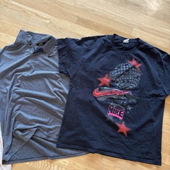 Lot of 12 Nike Men’s XL Tee T-Shirt Mix Graphic Logo Jordan Used School Flaws*